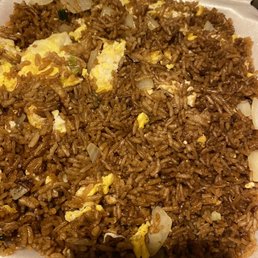 Delicious egg fried rice! So good! Delicious egg fried rice! So good!