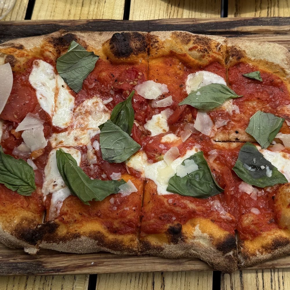 Folktale Winery - Margherita wood-fired flatbread - Wineries Near Me - Carmel, California Folktale Winery - Margherita wood-fired flatbread - Wineries Near Me - Carmel, California