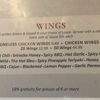 D's Place - Wings Menu - American Near Me - Saint Louis, Missouri