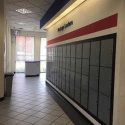 US Post Office - The hallway to the PO Boxes.
