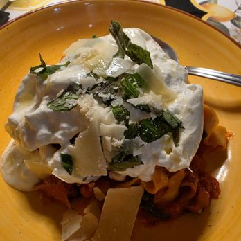 Amalfi - Tonnarelli al Pomodoro & Burrata - Italian Near Me - Orlando, Florida