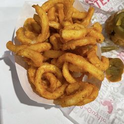 The Cheese Steak Shop - Crispy & delicious curly fries @ The Cheese Steak Shop.