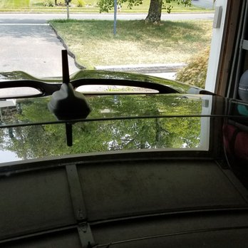 D&V Auto Body - New JCW wing on car, front view - Body Shops Near Me - Dulles, Virginia