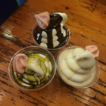 Baiten - Matcha, black sesame, yuzu soft serve - Desserts Near Me - Seattle, Washington Baiten - Matcha, black sesame, yuzu soft serve - Desserts Near Me - Seattle, Washington