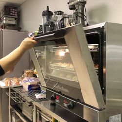 Palates Culinary Kitchen & Learning Center - Into the oven!