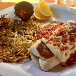 Five Bar - Brunch Burrito was delicious!