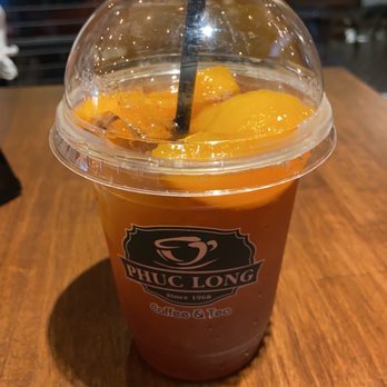 Phuc Long - Peach black tea - Coffee & Tea Near Me - Garden Grove, California Phuc Long - Peach black tea - Coffee & Tea Near Me - Garden Grove, California