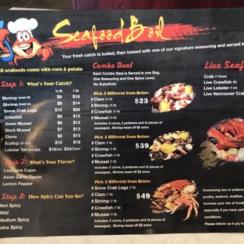 Cajun Crab - Menu - Seafood Near Me - North Plainfield, New Jersey