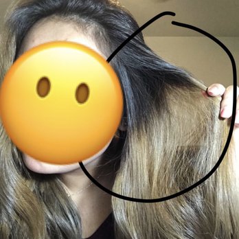 Mane Fixation - Asked for balayage... when I got home I was looking at my hair and I'm not quite sure what I ended up with. - Hair Salons Near Me - Studio City, California Mane Fixation - Asked for balayage... when I got home I was looking at my hair and I'm not quite sure what I ended up with. - Hair Salons Near Me - Studio City, California