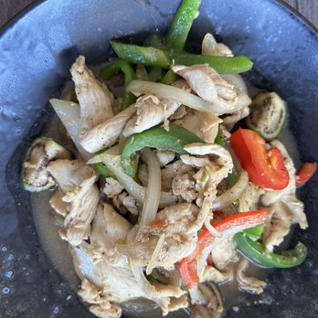 Thai Delight Kitchen - Chicken with eggplant and vegetables - Thai Near Me - Grayson, Georgia Thai Delight Kitchen - Chicken with eggplant and vegetables - Thai Near Me - Grayson, Georgia