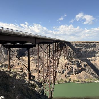Perrine Coulee Falls - Different view of bridge - Hiking Near Me - Twin Falls, Idaho
