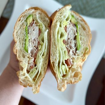 Fifty West Cafe - Croissant Avocado Club - Cafes Near Me - Fairfax, Virginia