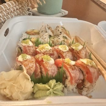 Hana Sushi - Spicy Yellowtail roll added avocado and Hana Signature Cajun Tuna Roll. - Sushi Bars Near Me - Temecula, California