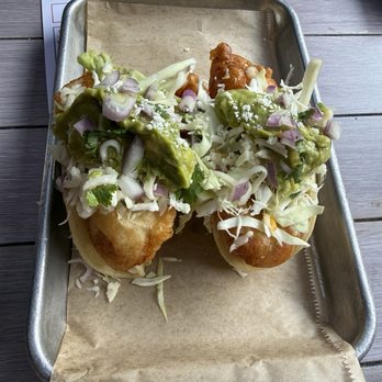 Sena On Myrtle - Delicious fish tacos, must try! - New American Near Me - Monrovia, California