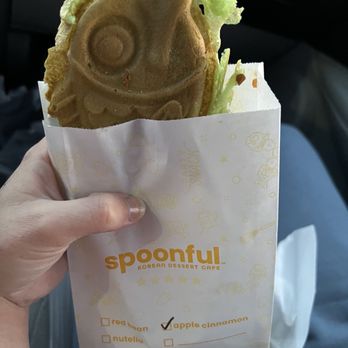 Spoonful Dessert Cafe - Apple cinnamon Taiyaki - Korean Near Me - St. Louis, Missouri Spoonful Dessert Cafe - Apple cinnamon Taiyaki - Korean Near Me - St. Louis, Missouri