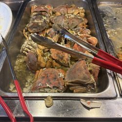 Steam rock crab.