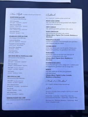 Menu photo 4 Lorimar Vineyards and Winery Temecula, CA