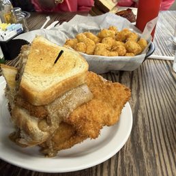 Schnitzel sandwich