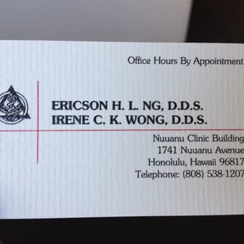 Ng Ericson H DDS - Oral Surgeons Near Me - Honolulu, Hawaii Ng Ericson H DDS - Oral Surgeons Near Me - Honolulu, Hawaii