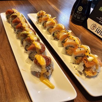 On Demand Sushi - The roll on the right was very light, refreshing and delicious. Craby, lemony, salmon..or something like that. Lol - Sushi Bars Near Me - Las Vegas, Nevada On Demand Sushi - The roll on the right was very light, refreshing and delicious. Craby, lemony, salmon..or something like that. Lol - Sushi Bars Near Me - Las Vegas, Nevada