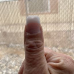 Bad nail job! Bad nail job!