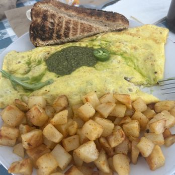 Cafe Madison - Mediterranean Omelette and Home Fries Side - New American Near Me - Albany, New York Cafe Madison - Mediterranean Omelette and Home Fries Side - New American Near Me - Albany, New York
