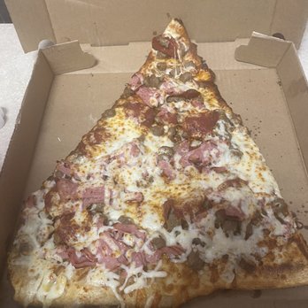 Jumbo Slice Pizza - Jumbo Slice Meat Lovers - Pizza Near Me - Washington, DC, District of Columbia