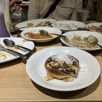 Manam - Had to eat this ube bibingka with all these dirty dishes. - Filipino Near Me - Makati, NCR