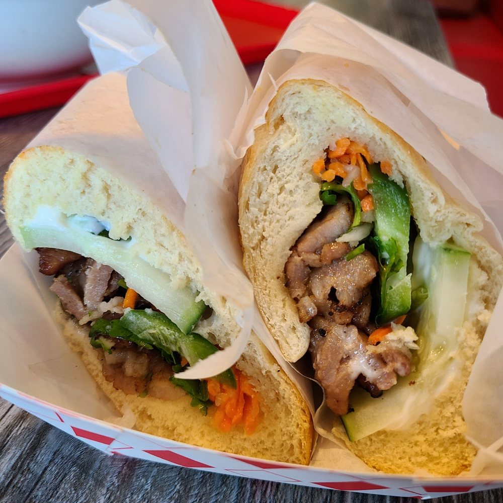 Cafe Trang Bistro - Honey glazed grilled pork banh mi - Vietnamese Near Me - Lehi, Utah Cafe Trang Bistro - Honey glazed grilled pork banh mi - Vietnamese Near Me - Lehi, Utah