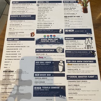 Hash Kitchen - Drink menu July 2021 - Breakfast & Brunch Near Me - Scottsdale, Arizona