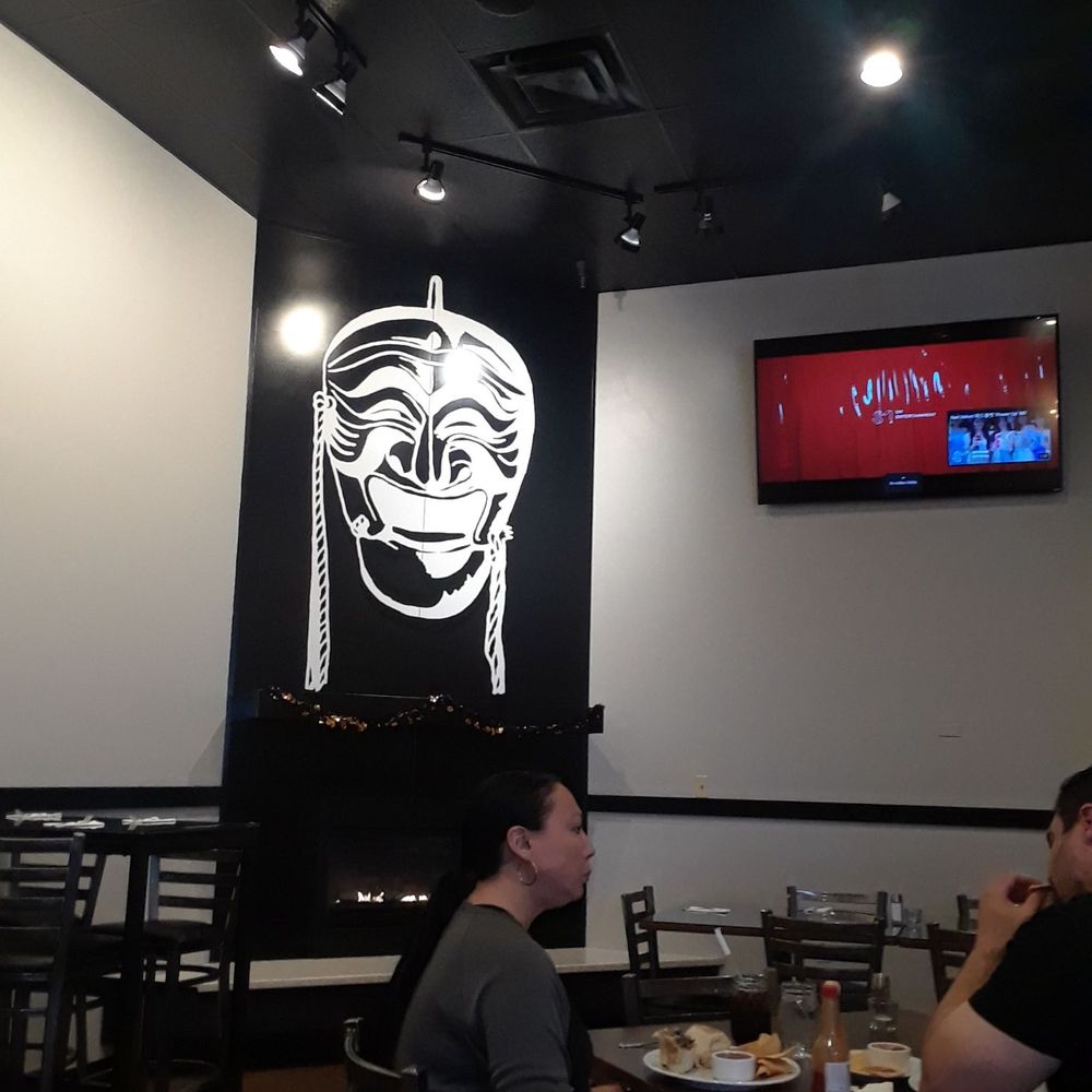 Seoul Casa - Interior of the restaurant with K-Pop playing on the screen. Very cool! - Korean Near Me - Anchorage, Alaska