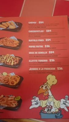 Menu photo 1 Las Alitas México, D.F., DIF