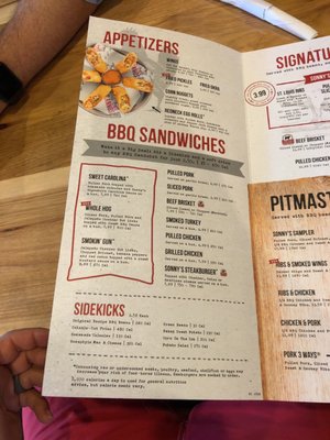 Menu photo 8 Sonny's BBQ Alachua, FL