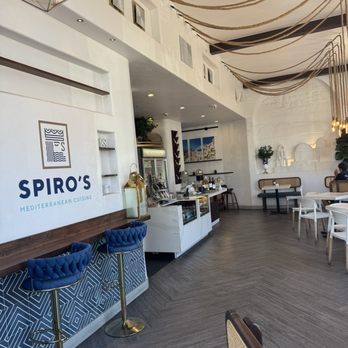 Spiro's Mediterranean Cuisine - Inside restaurant - Mediterranean Near Me - La Jolla, California Spiro's Mediterranean Cuisine - Inside restaurant - Mediterranean Near Me - La Jolla, California