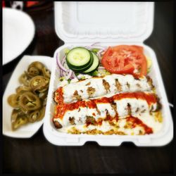 Gyro Hut - Chicken kebab over rice