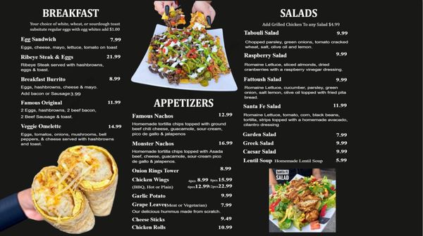 Menu photo 6 World Famous Grill Downey, CA