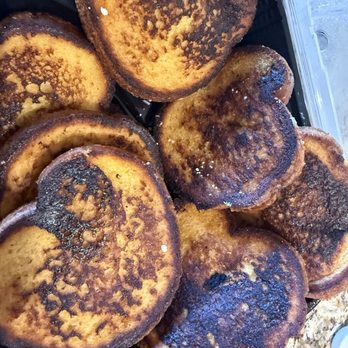 Denny's - BURNT overpriced crunch inedible French toast. - American Near Me - Hesperia, California