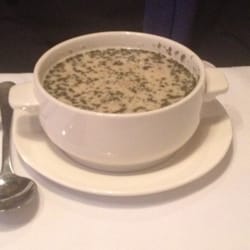 Goldwasser - Soup Zurek-traditionell polish soup with meat and egg