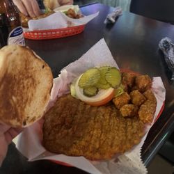 Weebles Bar and Grill - This Pork Tenderloin Sandwich with fries was awesome