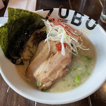ZUBU - Tonkotsu Aka with fatty chashu - Ramen Near Me - Vancouver, British Columbia