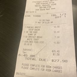 Receipt.