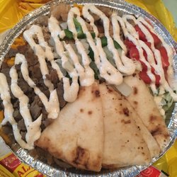 The Halal Guys - Chicken & Beef Gyro Platter