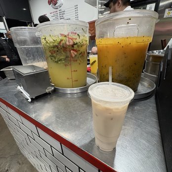 Angel’s Tijuana Tacos - Aguas frescas. The horchata was spectacular. - Tacos Near Me - Anaheim, California