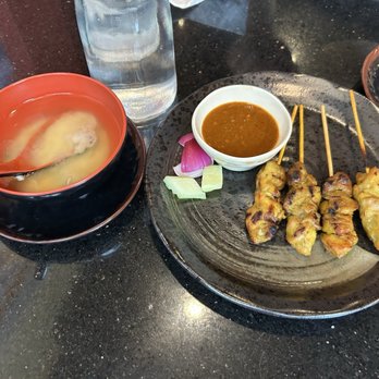 Satay Club - Chicken Satay and Miso Soup - Sushi Bars Near Me - Washington, DC, District of Columbia Satay Club - Chicken Satay and Miso Soup - Sushi Bars Near Me - Washington, DC, District of Columbia