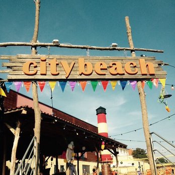 City Beach - Eingangsschild - Beach Bars Near Me - Dresden, SN City Beach - Eingangsschild - Beach Bars Near Me - Dresden, SN