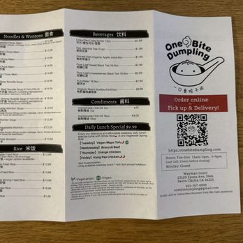 One Bite Dumpling - Menu - Dim Sum Near Me - Santa Clarita, California One Bite Dumpling - Menu - Dim Sum Near Me - Santa Clarita, California
