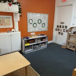Learning space for the 2-year-old class.