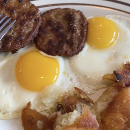 turkey sausage, eggs, potatoes