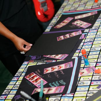 Funtastic Photobooth - She brought tons of paper and pens so everyone could decorate. - Photo Booth Rentals Near Me Funtastic Photobooth - She brought tons of paper and pens so everyone could decorate. - Photo Booth Rentals Near Me