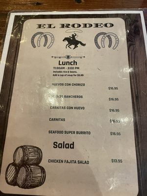Menu photo 1 El Rodeo Fremont, CA